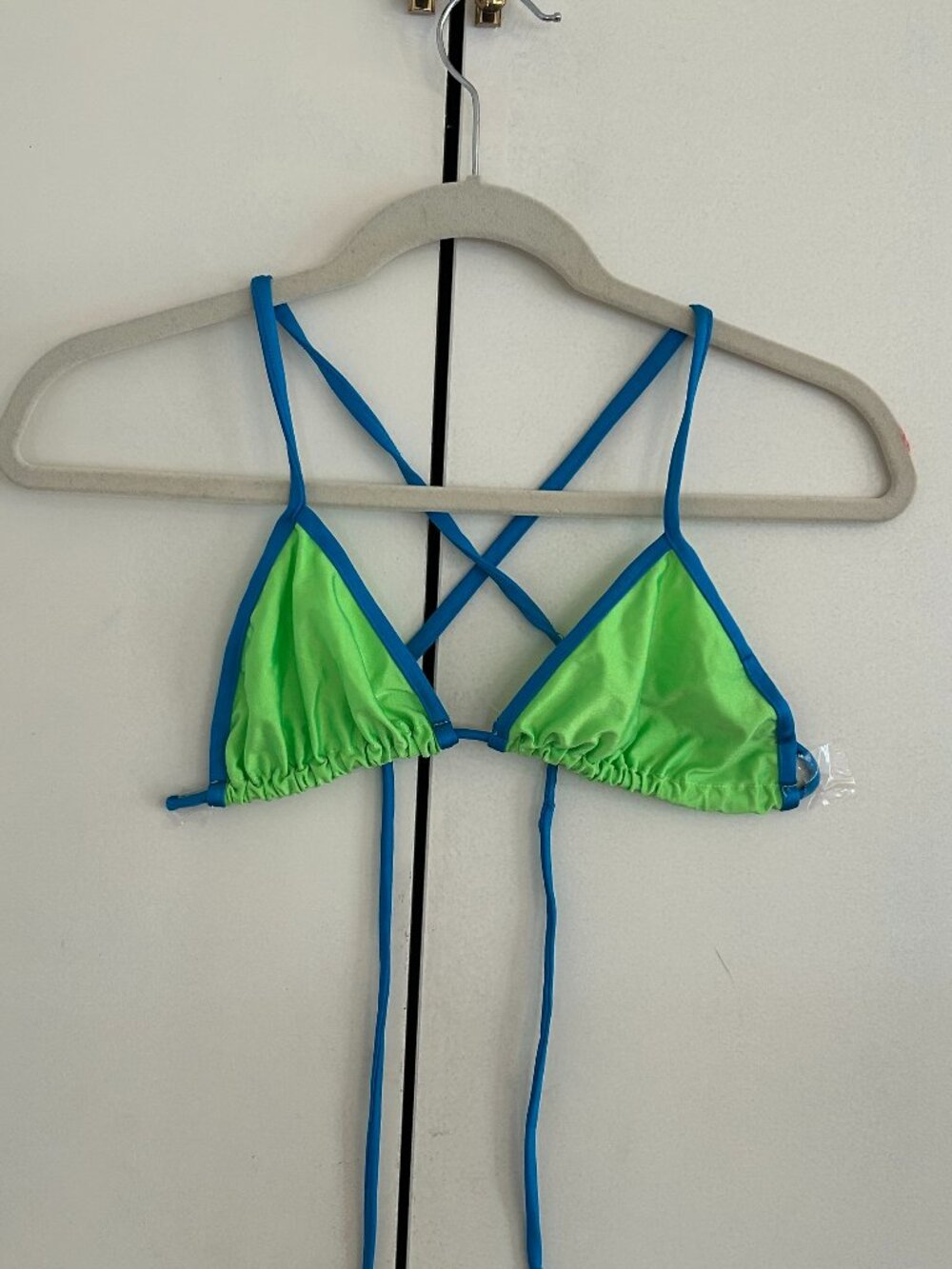Neon Green Triangle Top